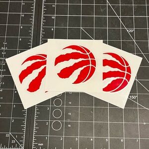 Toronto Raptors Vinyl Stickers (3 Pack)